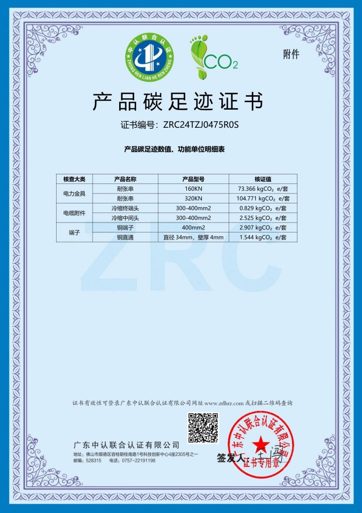 产品碳足迹报告